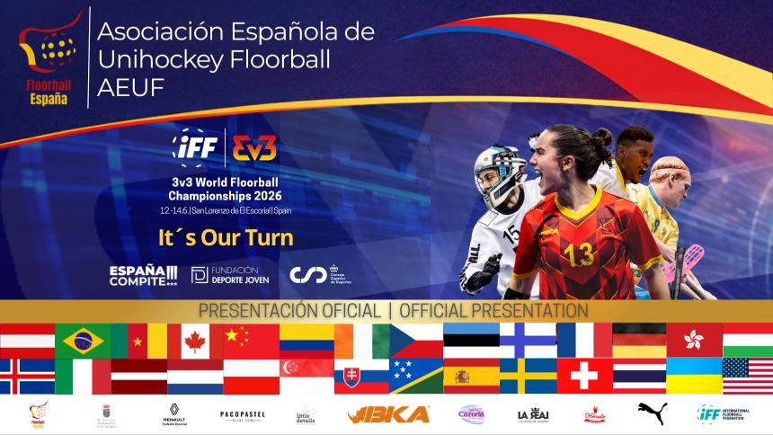 El Flooball se viste de Gala en la presentación oficial del Mundial 3v3 2026